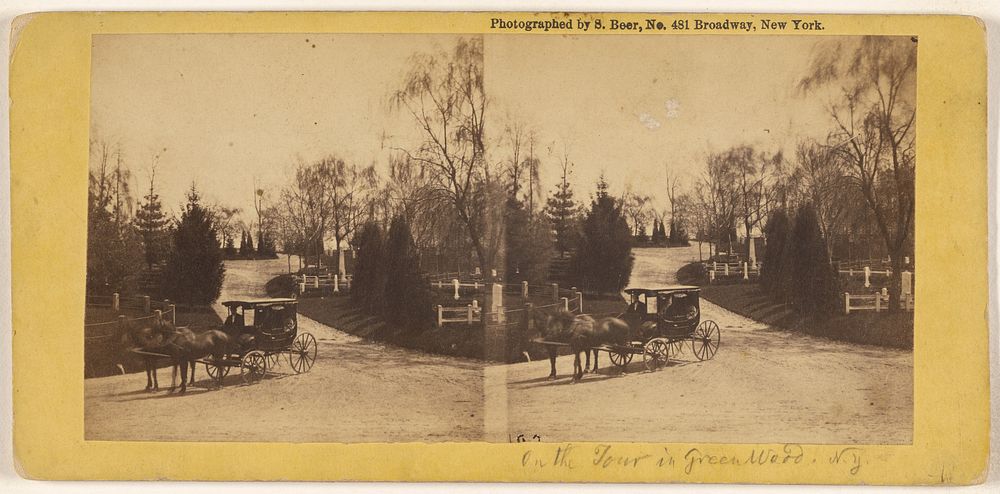 On Tour in Greenwood, N.Y. - Greenwood Cemetery by Sigismund Beer