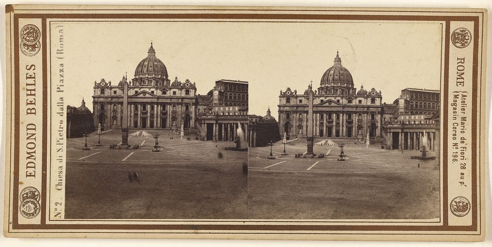 Chiesa di S. Pietro dalla Piazza (Roma) by Edmondo Behles