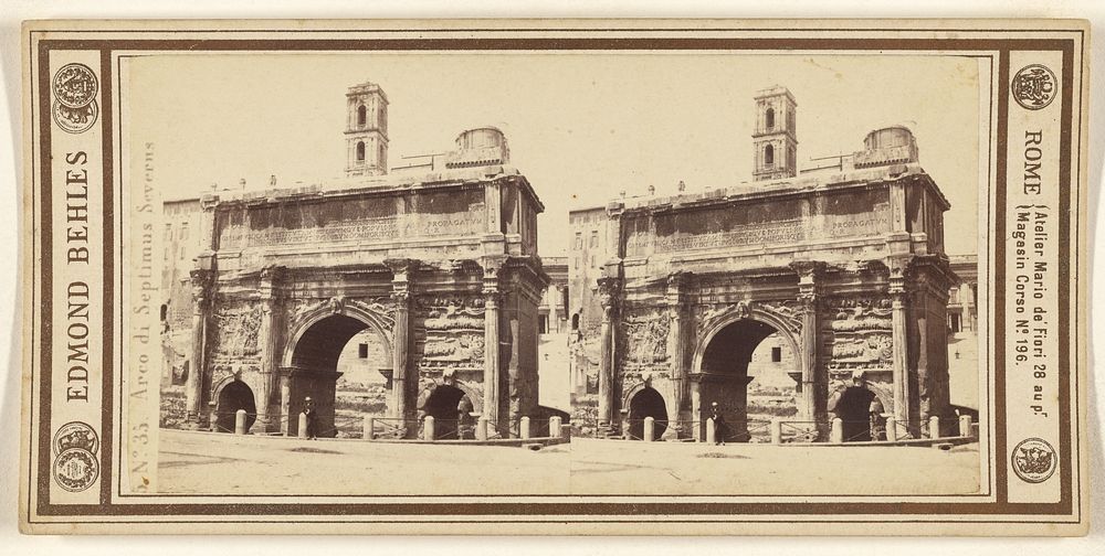 Arco di Septimus Severus by Edmondo Behles