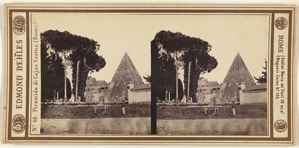 Piramida di Cajus Cestus (Roma) by Edmondo Behles