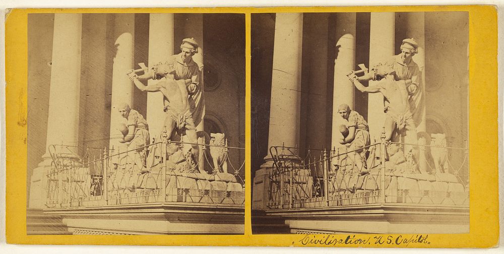 Statue of Civilization, (U.S. Capitol.) by Bell and Brother