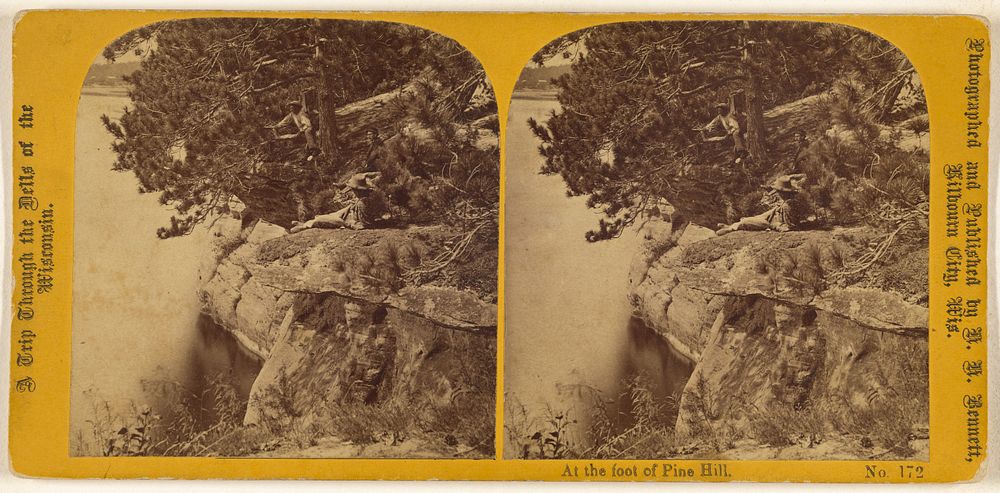 At the foot of Pine Hill. [Wisconsin River] by Henry Hamilton Bennett