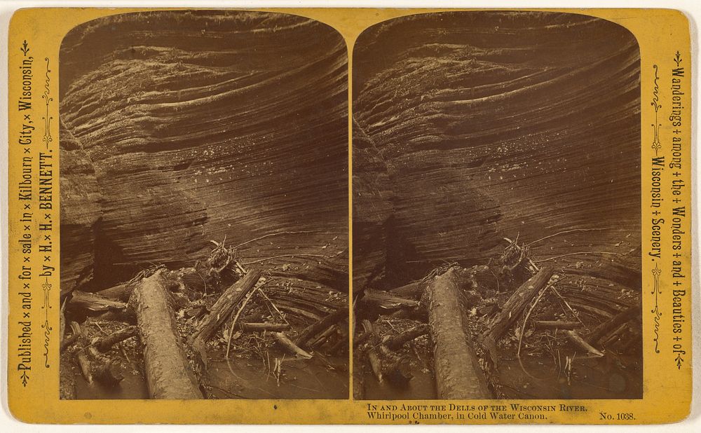 Whirlpool Chamber, in Cold Water Canon. [Wisconsin River] by Henry Hamilton Bennett