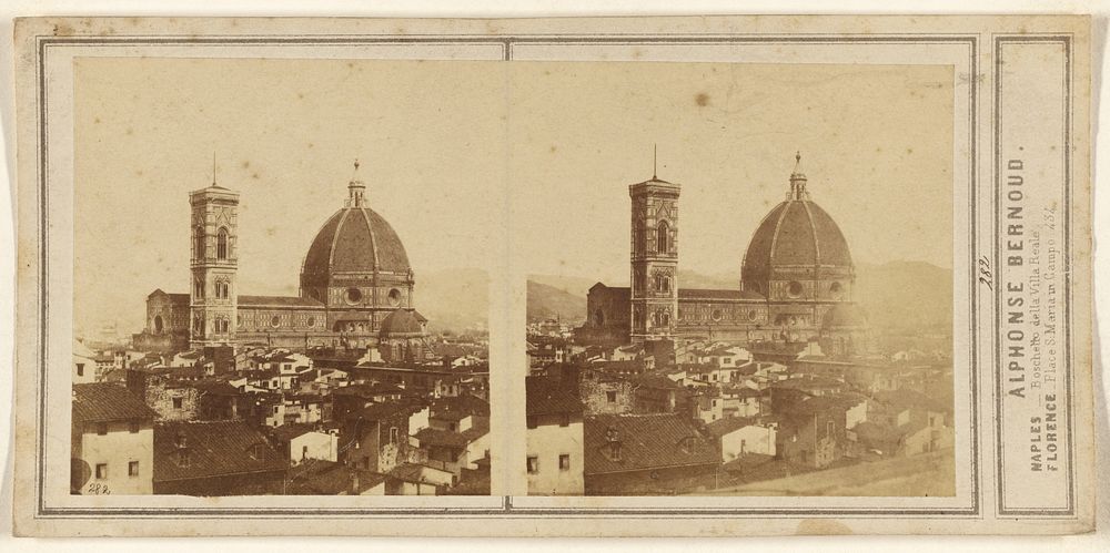 View of Florence by Alphonse Bernoud
