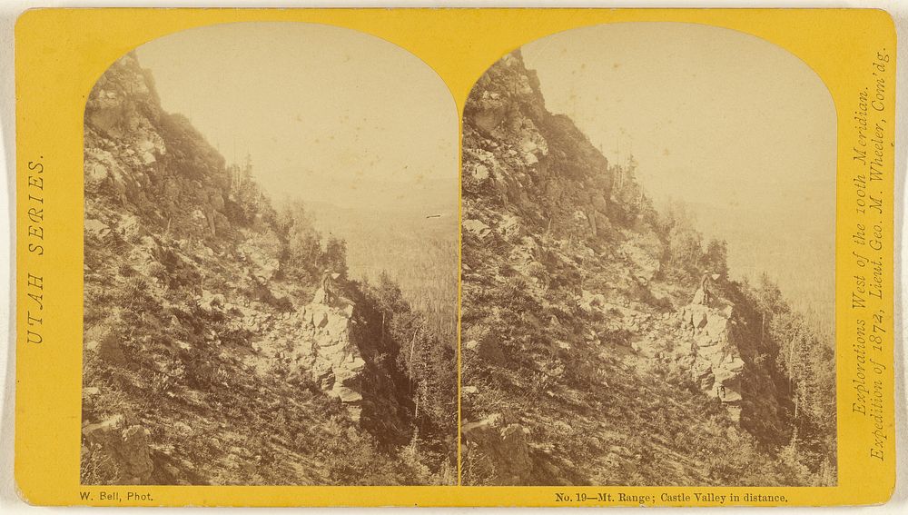 Mt. Range; Castle Valley in distance. by William H Bell