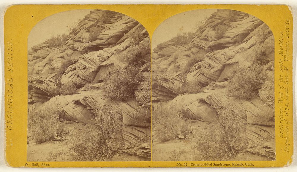 Cross-bedded Sandstone, Kanab, Utah. by William H Bell