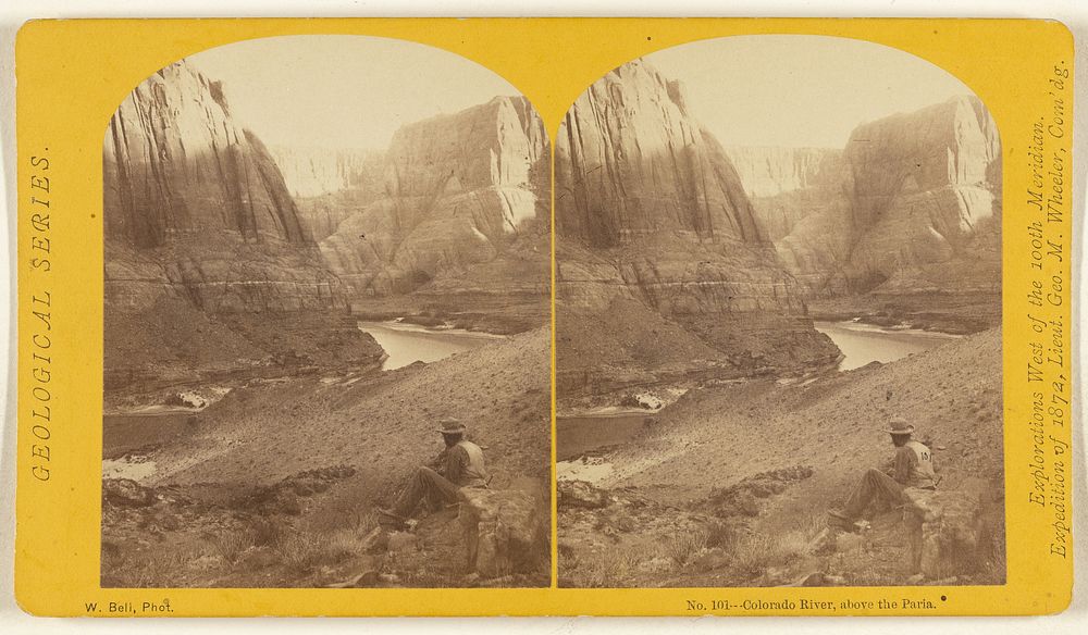 Colorado River, above the Paria. by William H Bell