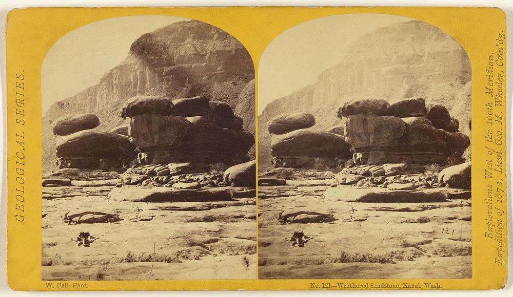 Weathered Sandstone, Kanab Wash. by William H Bell