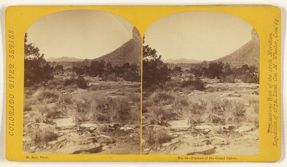 Plateau of the Grand Canon. by William H Bell