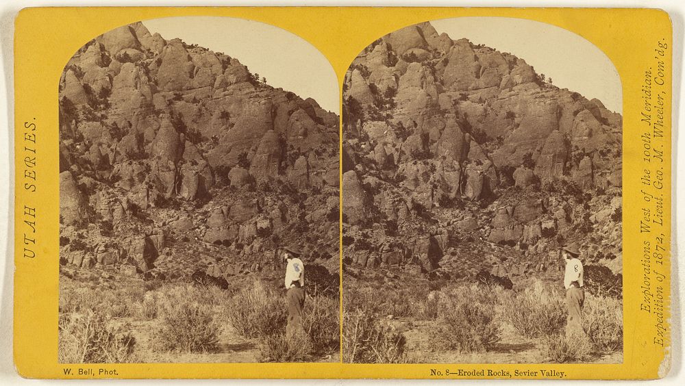 Eroded Rocks, Sevier Valley. by William H Bell