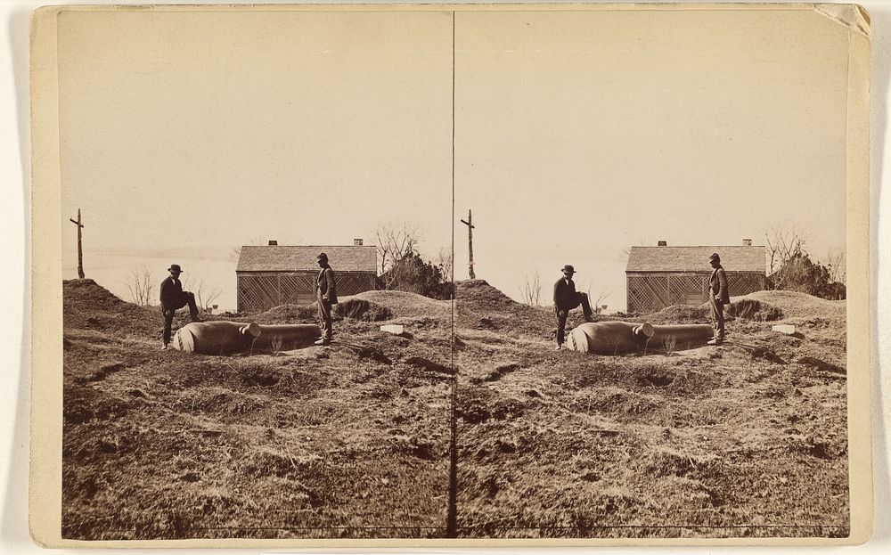 View of Vicksburg. [Spiral Cannon as left at Warrenton Road within the corporate limits of the city at the surrender] by…