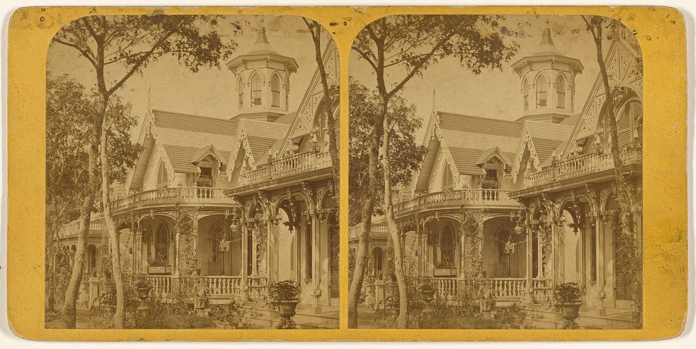 Mrs. Wright's Cottage, Ocean Ave., M[artha's] V[ineyard]. by S F Adams
