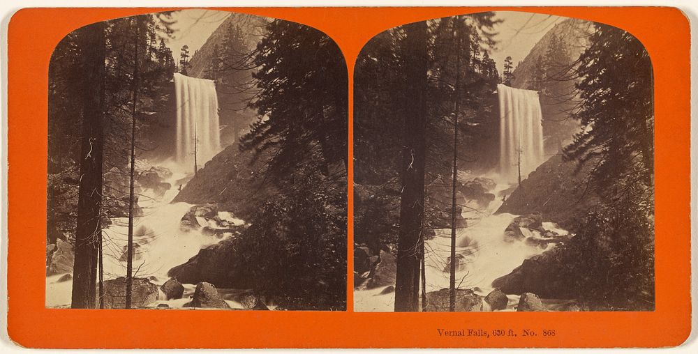 Vernal Falls, 630 ft. by G H Aldrich and Co