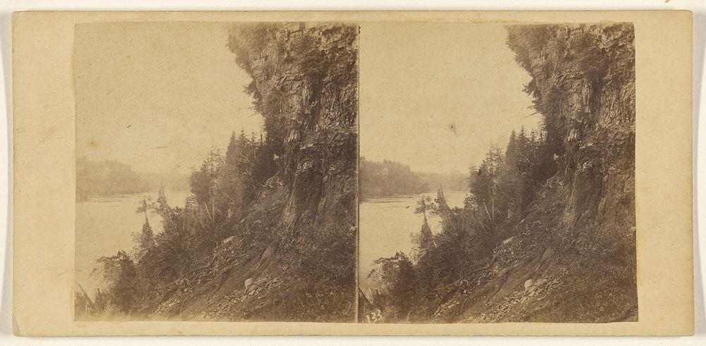 View at Niagara, Looking Towards the Suspension Bridge. by Edward Anthony