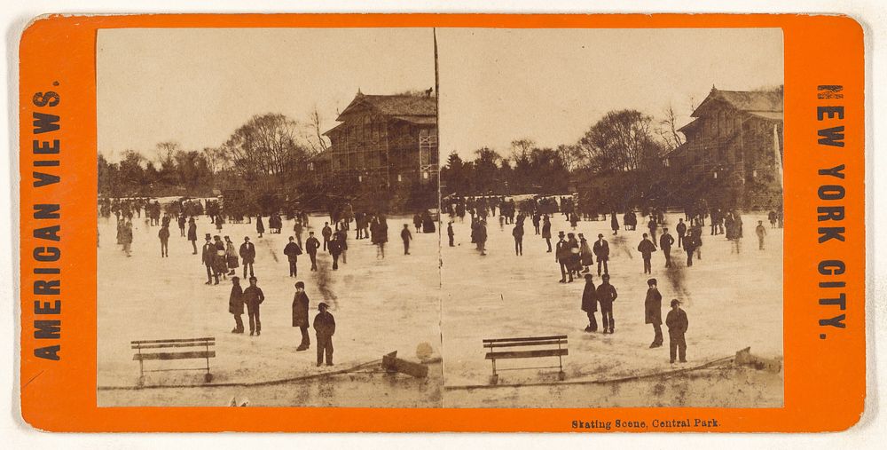 Skating Scene, Central Park.