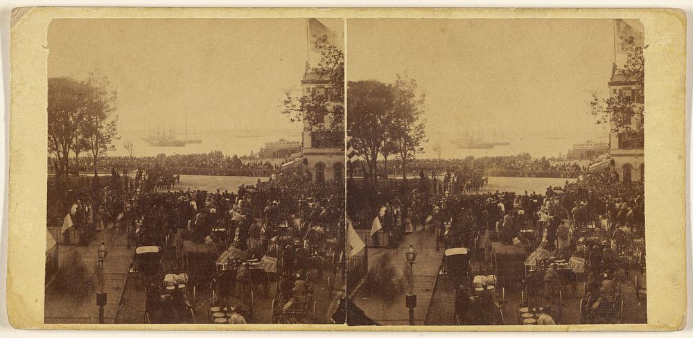 Bowling Green, On the arrival of the Prince of Wales in New York. [View No. 3] by D Appleton and Co