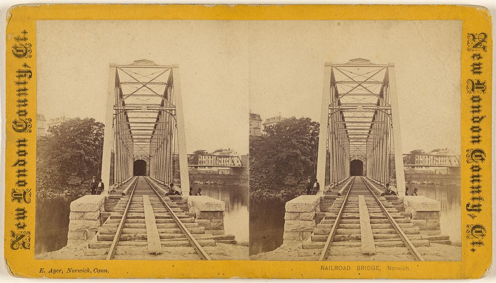 Railroad Bridge, Norwich [Connecticut] by E Ayer