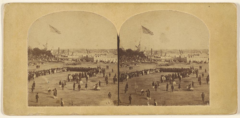 Review of a Part of the New-York Police on the Battery, July 4th, 1859 by Edward Anthony