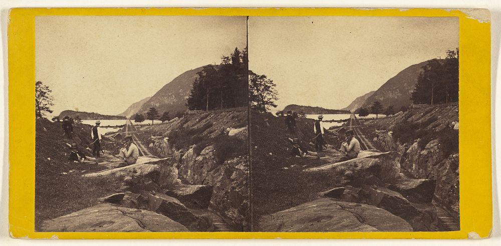 A View from Cold Spring, Looking North. by Edward Anthony