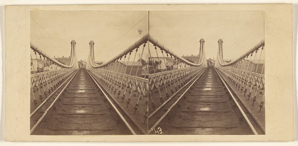 Niagara. The Suspension Bridge. by Edward Anthony