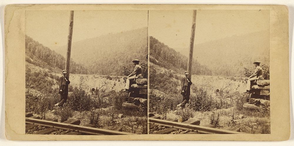 On the high grade above Altoona, looking accross [sic] Kittaning Point. by Edward Anthony