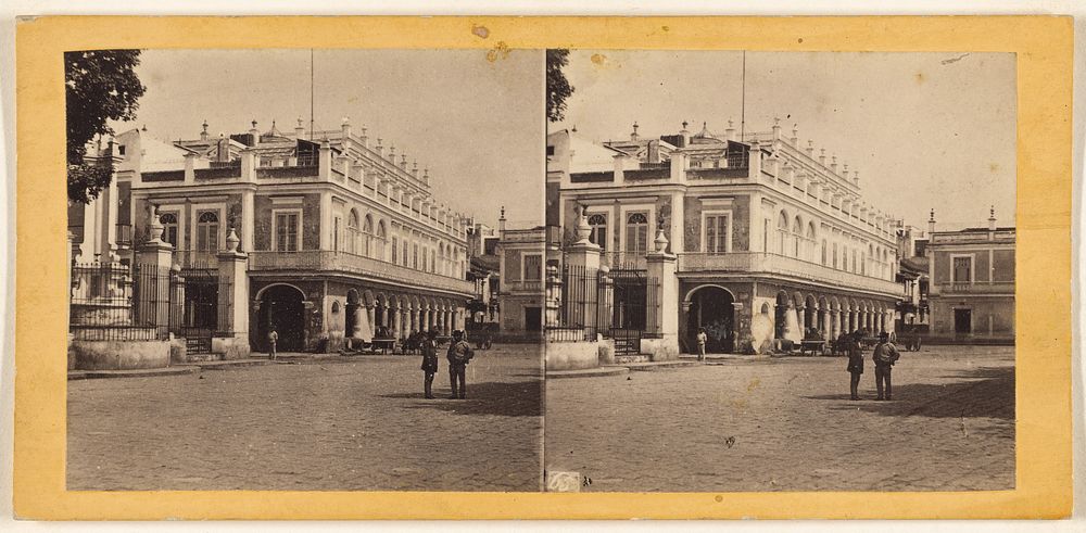 Palace of the Conde de Santovenia. by George N Barnard, Edward and Henry T Anthony and Co and Kuhns