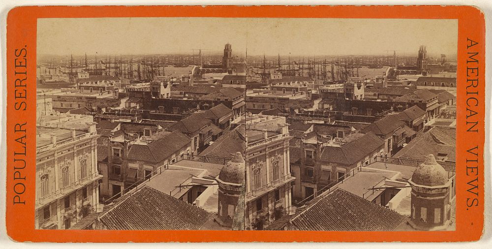 Bird's Eye View of the Harbor and City of Havana, from Castle Cabana. by George N Barnard, Edward and Henry T Anthony and Co…
