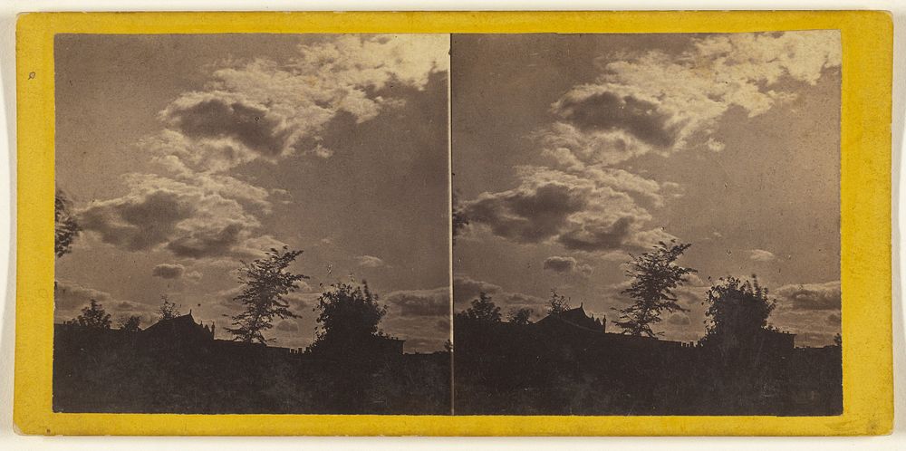 Cloud Study. by Edward and Henry T Anthony and Co