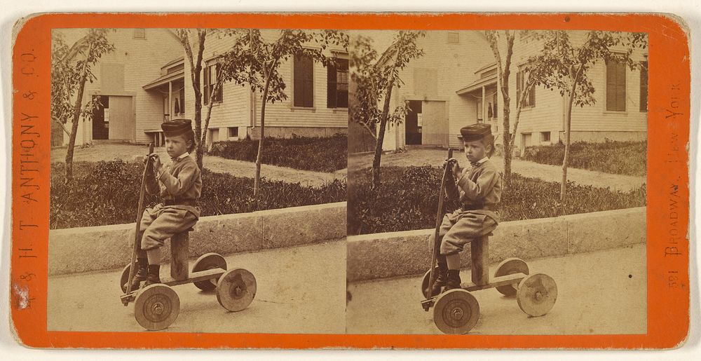 Young Velocipedist. by Edward and Henry T Anthony and Co