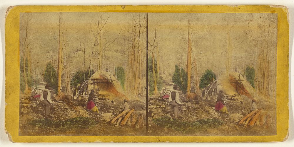 Maple Sugar Making in the Northern Woods of New York. by Edward and Henry T Anthony and Co