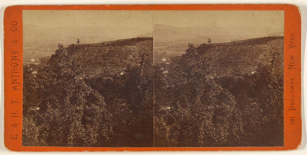 Scenery at Watkins Valley from Table Mountain. by Edward and Henry T Anthony and Co