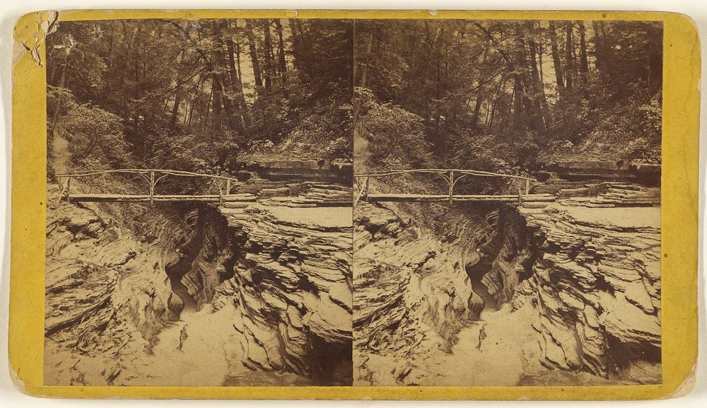 Whirlpool Gorge, Glen Obscura. Section No. 2. by Edward and Henry T Anthony and Co