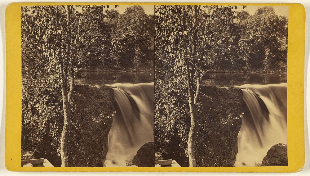 Portion of High Falls from the South Bank. by Edward and Henry T Anthony and Co