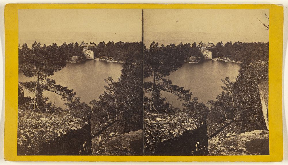 Lake Mohonk from High Rocks. by Edward and Henry T Anthony and Co
