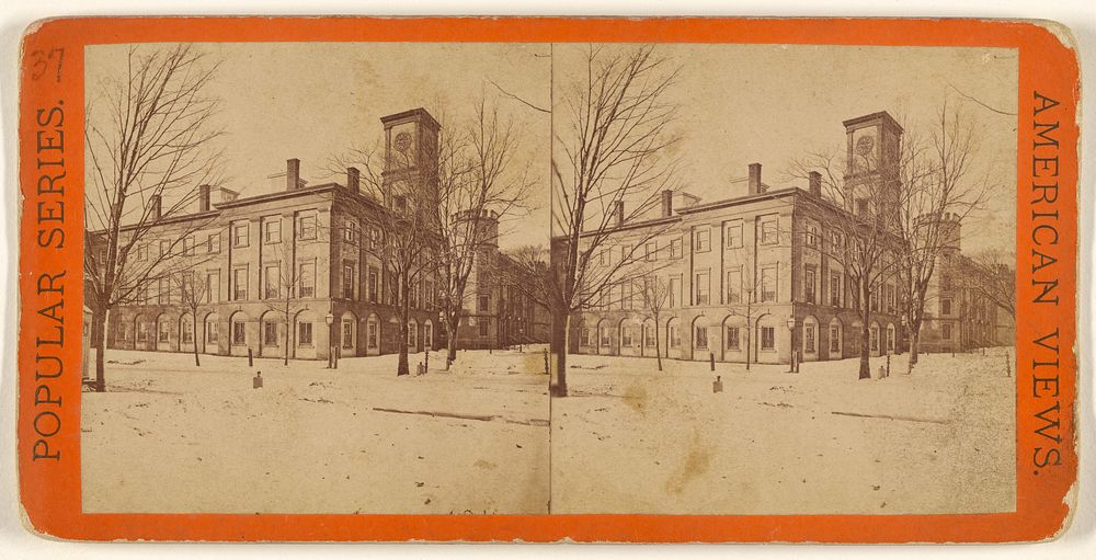 The Gymnasium, West Point. [or The Academic Building erected in 1838, Cadet Barracks] by Edward and Henry T Anthony and Co