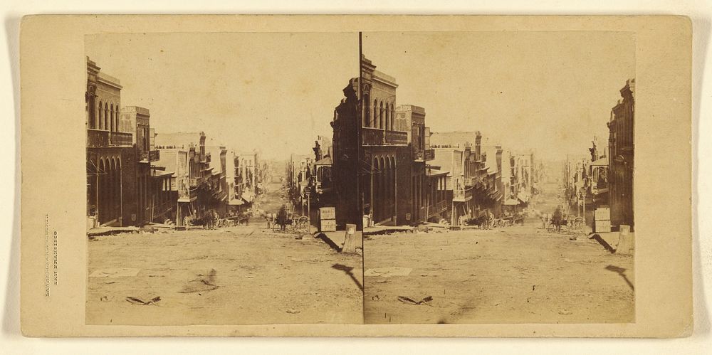 Sacramento Street, San Francisco. Chinese Stores. by C L Weed and Edward and Henry T Anthony and Co