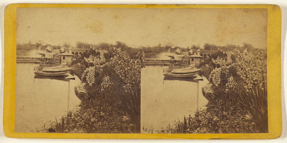 Central Park. The Boats. by Edward and Henry T Anthony and Co