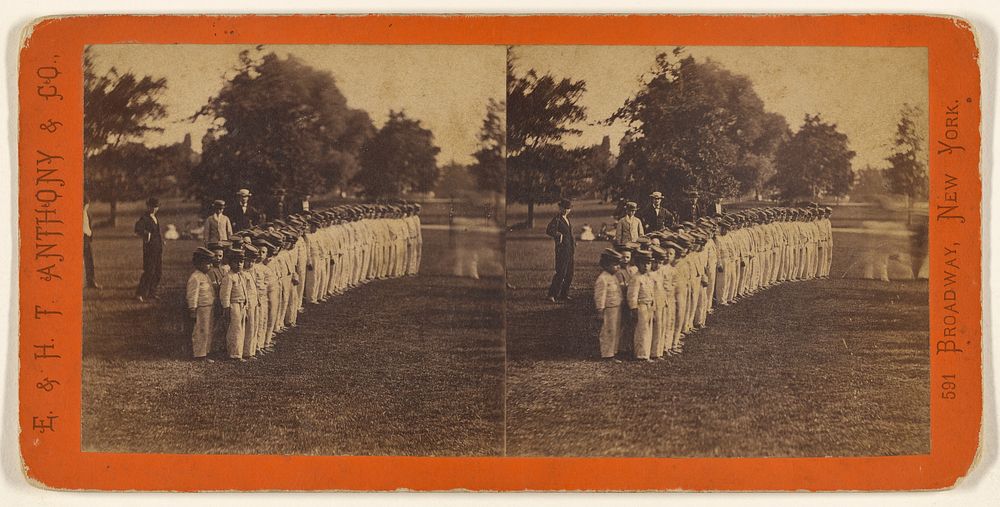 Central Park. (New York.) College Boys - In Dress. by Edward and Henry T Anthony and Co