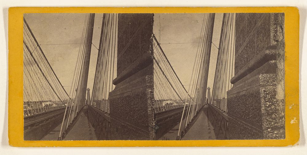 Suspension Bridge, Niagara Falls. by Edward and Henry T Anthony and Co