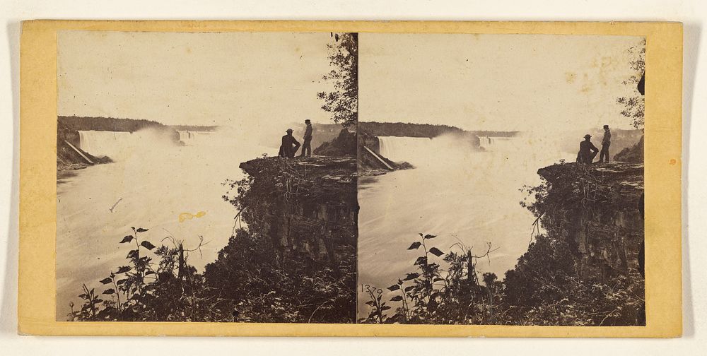 General View of the Falls from Victoria Point, Canada side. by Edward and Henry T Anthony and Co