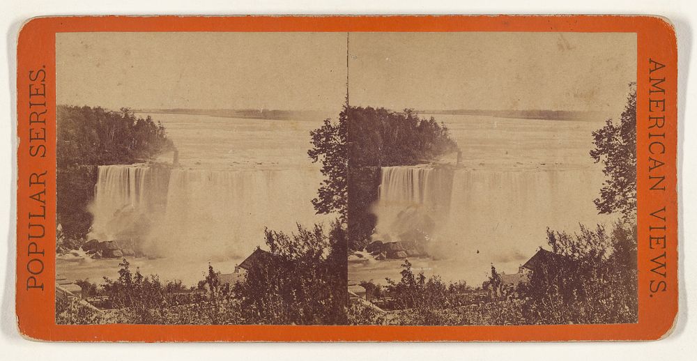 Terrapin Tower and Horse Shoe Falls from Canada Side. by Edward and Henry T Anthony and Co