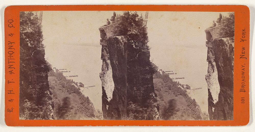 Cloven Rocks in the Palisades. [New York] by Edward and Henry T Anthony and Co