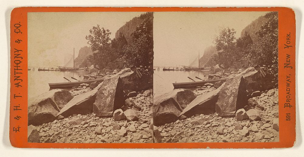 Debris of the Palisades, on the Hudson. by Edward and Henry T Anthony and Co