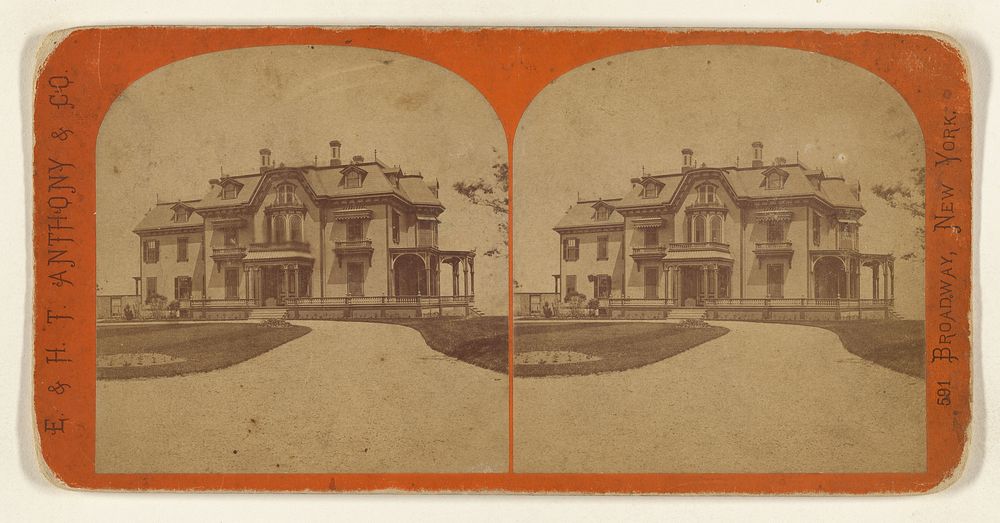 Mr. Cushing's Villa. [Newport] by Edward and Henry T Anthony and Co