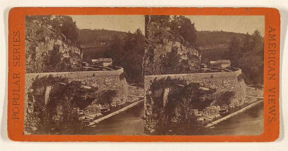 A Ramble in Wayne, County, Penn. The Delaware and Hudson Canal at the Narrows on the Lackawaxen. by Edward and Henry T…