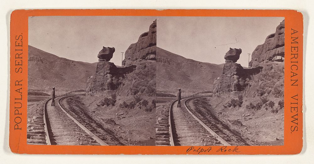 Pulpit Rock. [Pacific R. R.] by Edward and Henry T Anthony and Co