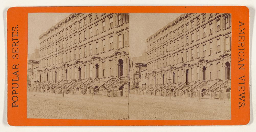 Fourth Avenue and 34th Street. [New York City] by Edward and Henry T Anthony and Co