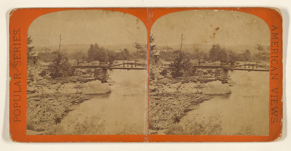 View near Paupac Falls, Hawley, Pa. [Erie Railway between New York and Niagara] by Edward and Henry T Anthony and Co