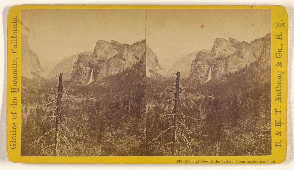 General View of the Valley. From Inspiration Point. by Edward and Henry T Anthony and Co