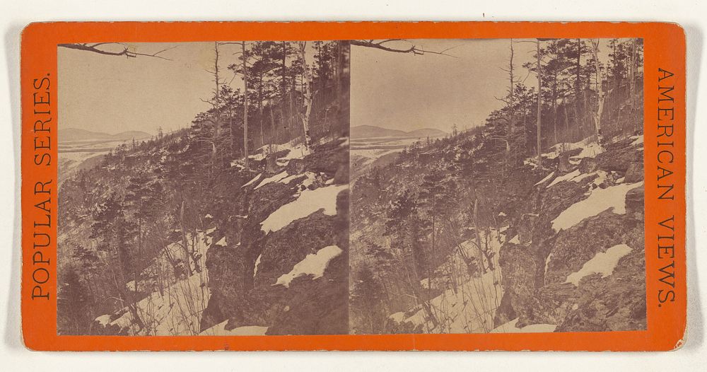 Winter in the Catskills. Sunset Rock The Bluff. by Edward and Henry T Anthony and Co